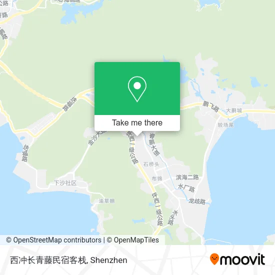 西冲长青藤民宿客栈 map