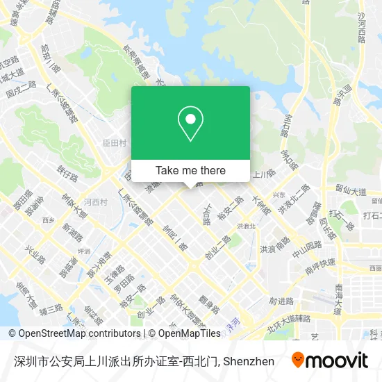 深圳市公安局上川派出所办证室-西北门 map