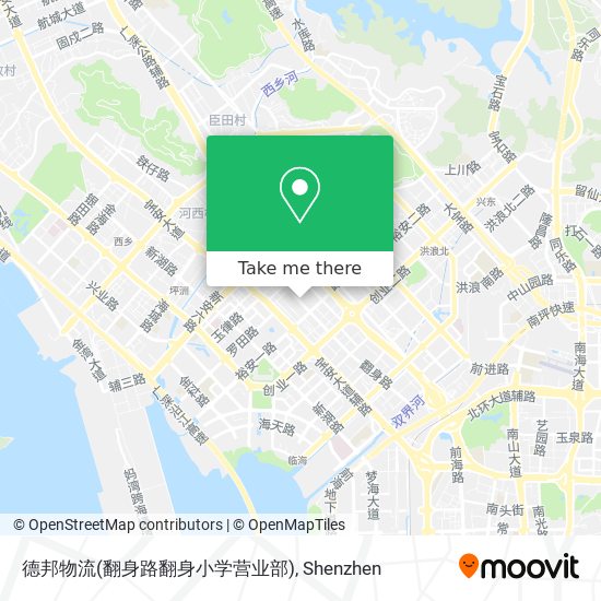 德邦物流(翻身路翻身小学营业部) map