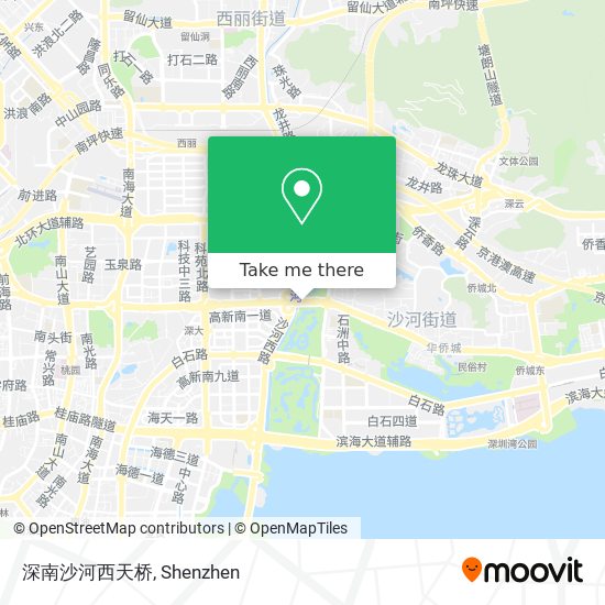 深南沙河西天桥 map