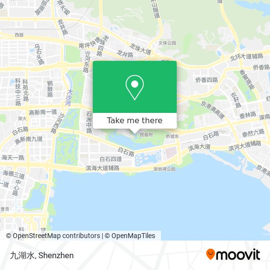 九湖水 map