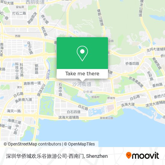 深圳华侨城欢乐谷旅游公司-西南门 map