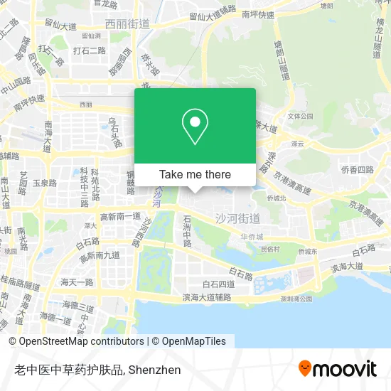 老中医中草药护肤品 map