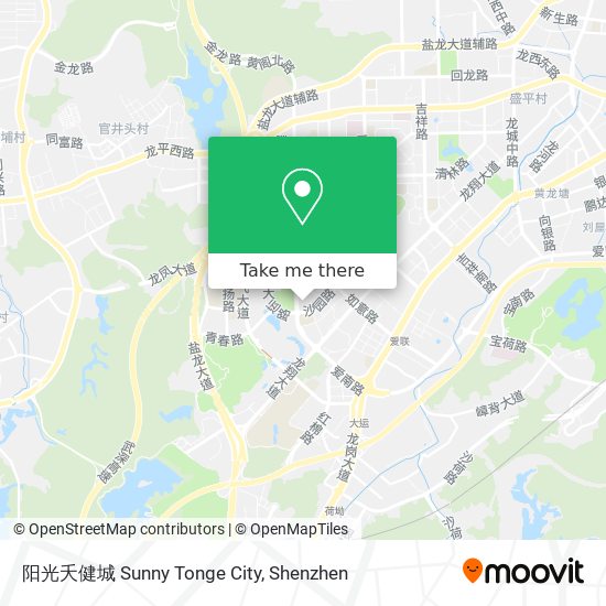 阳光夭健城 Sunny Tonge City map