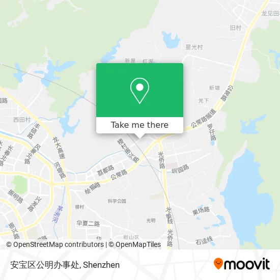 安宝区公明办事处 map