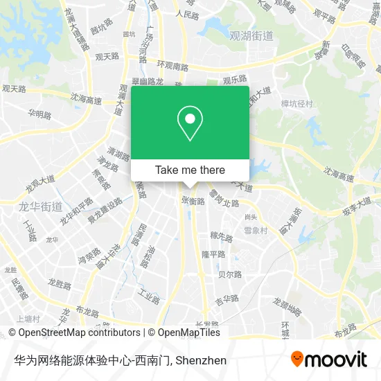 华为网络能源体验中心-西南门 map