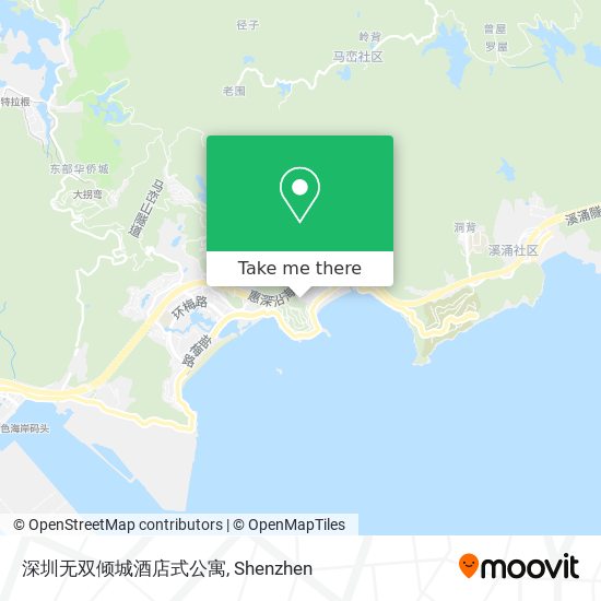 深圳无双倾城酒店式公寓 map