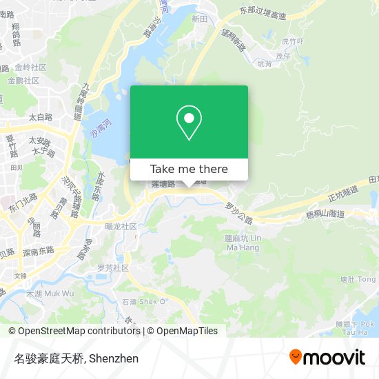 名骏豪庭天桥 map