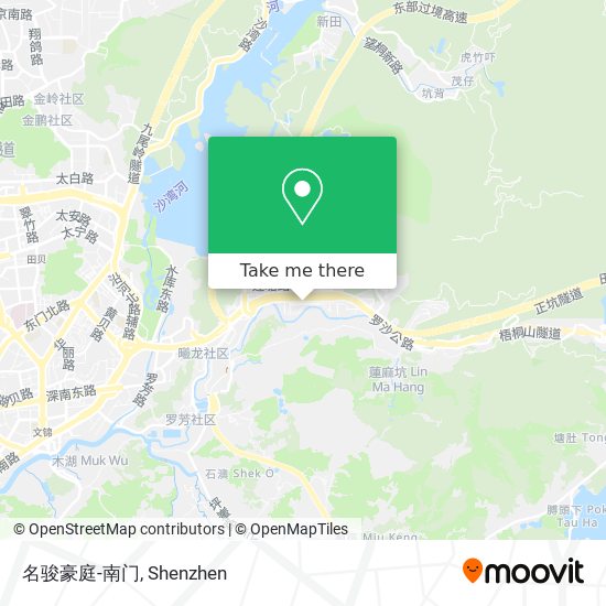 名骏豪庭-南门 map