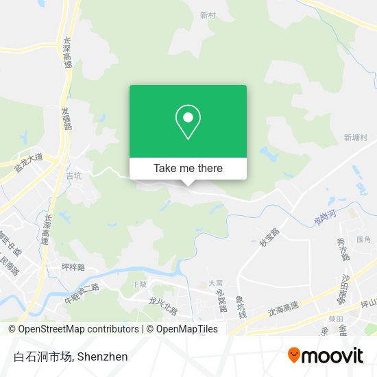 白石洞市场 map