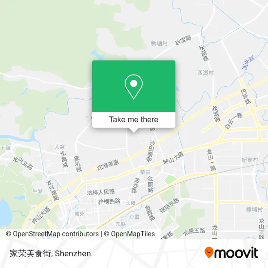 家荣美食街 map