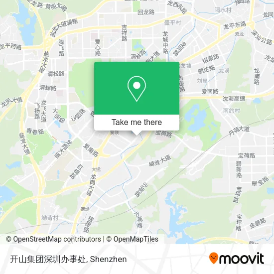 开山集团深圳办事处 map