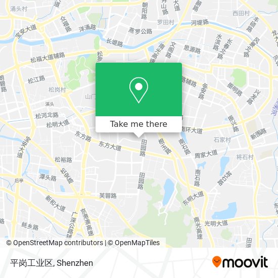 平岗工业区 map