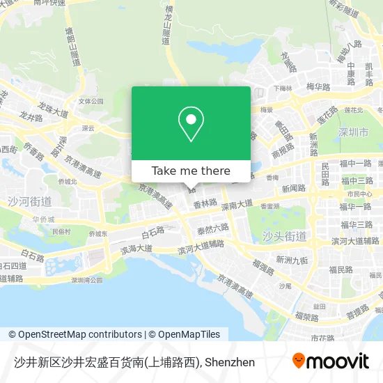 沙井新区沙井宏盛百货南(上埔路西) map