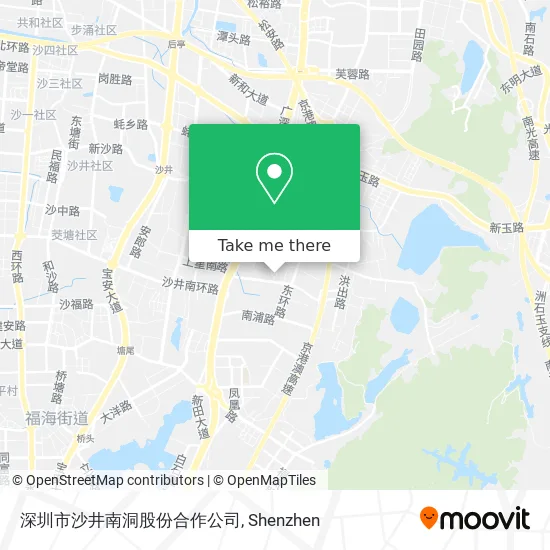 深圳市沙井南洞股份合作公司 map
