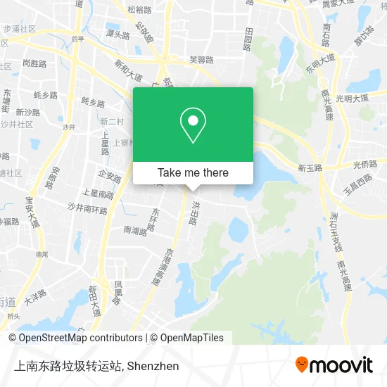 上南东路垃圾转运站 map