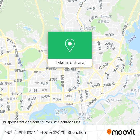 深圳市西湖房地产开发有限公司 map