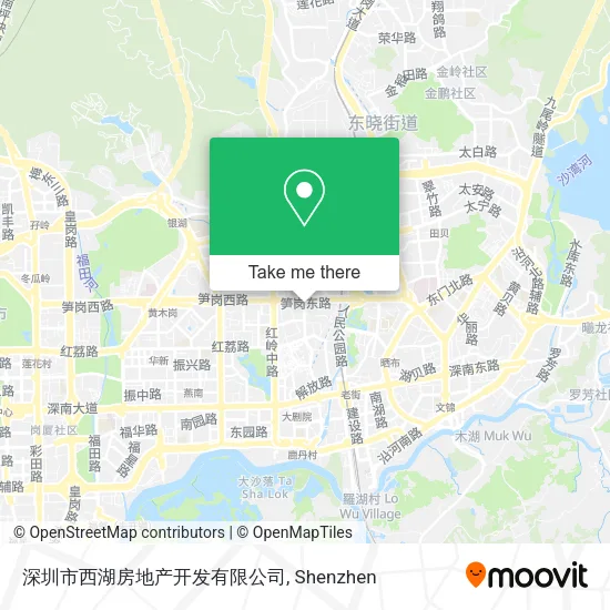 深圳市西湖房地产开发有限公司 map