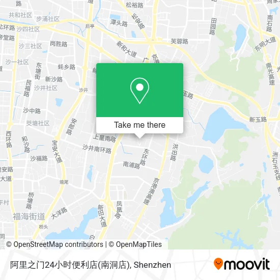 阿里之门24小时便利店(南洞店) map
