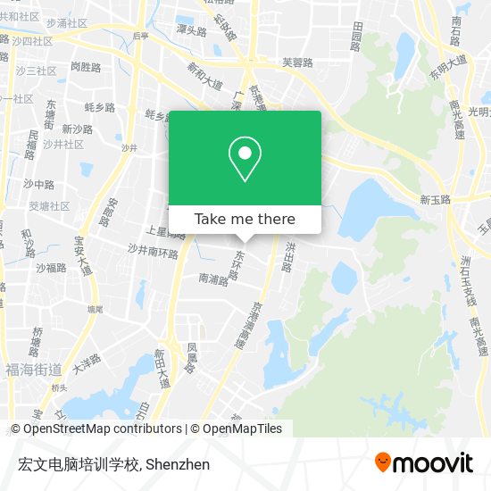 宏文电脑培训学校 map