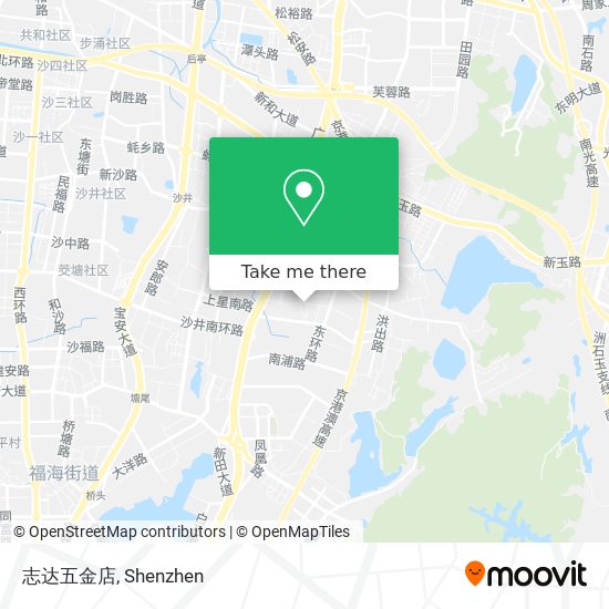 志达五金店 map