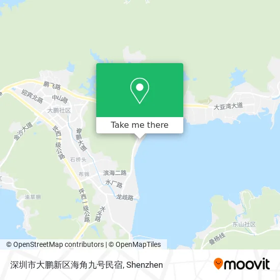 深圳市大鹏新区海角九号民宿 map