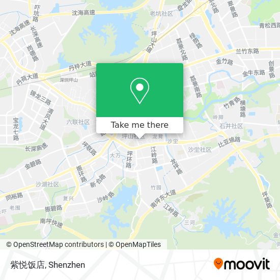 紫悦饭店 map
