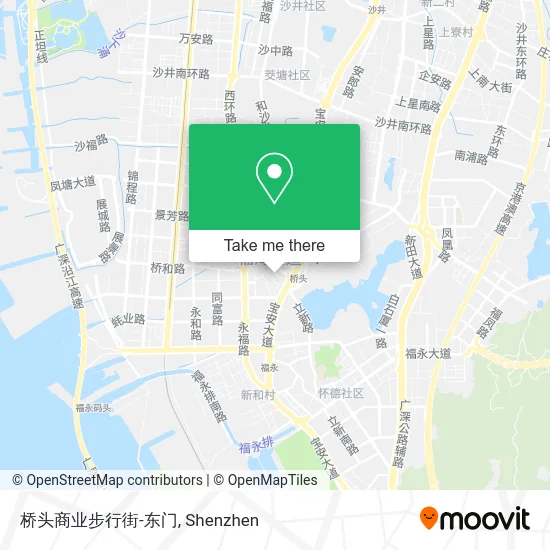 桥头商业步行街-东门 map