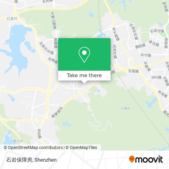 石岩保障房 map