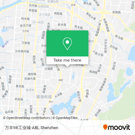 万丰98工业城-A栋 map