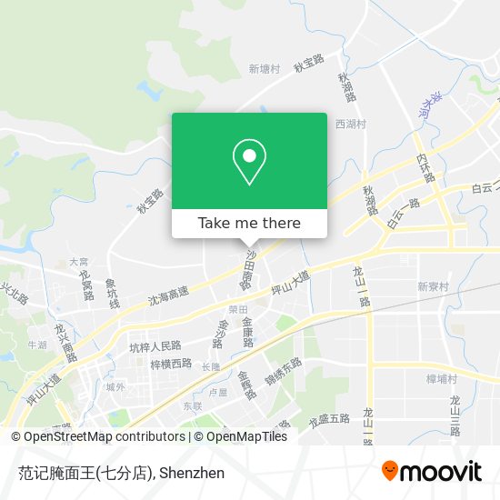 范记腌面王(七分店) map