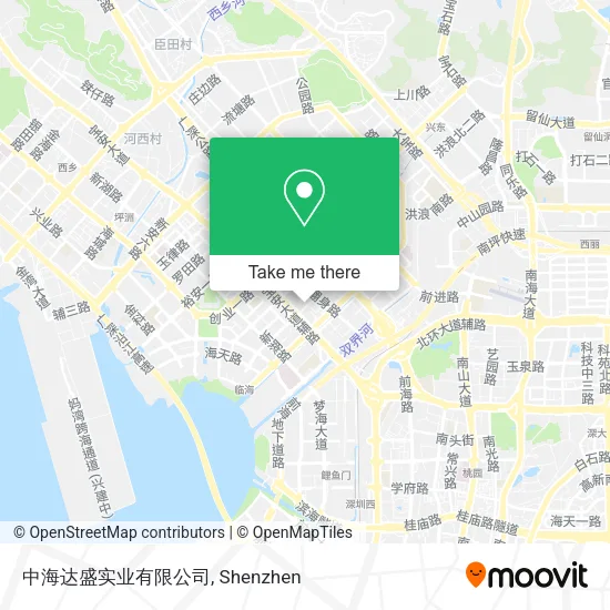 中海达盛实业有限公司 map