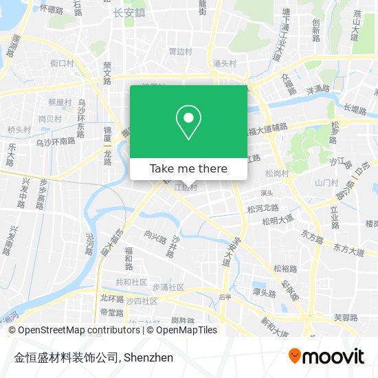 金恒盛材料装饰公司 map