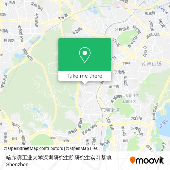 哈尔滨工业大学深圳研究生院研究生实习基地 map