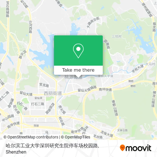 哈尔滨工业大学深圳研究生院停车场校园路 map