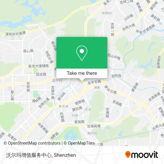 沃尔玛增值服务中心 map
