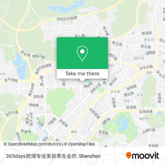 365days碧湖专业美容养生会所 map