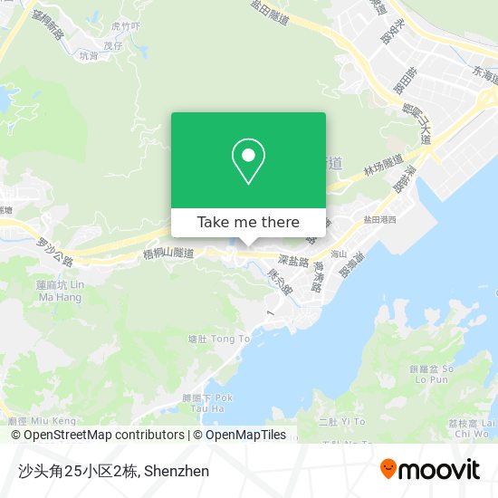 沙头角25小区2栋 map