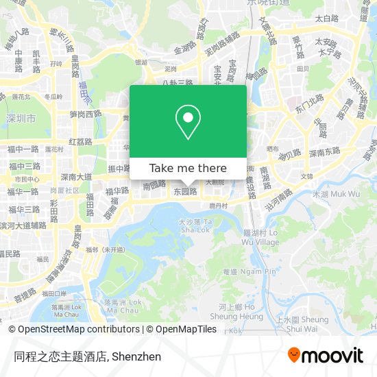 同程之恋主题酒店 map