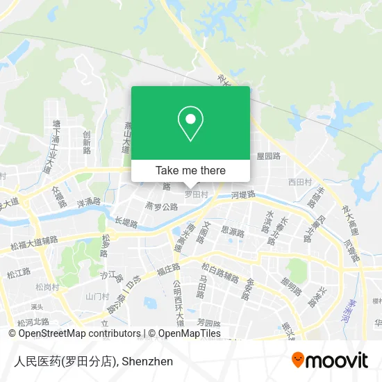 人民医药(罗田分店) map