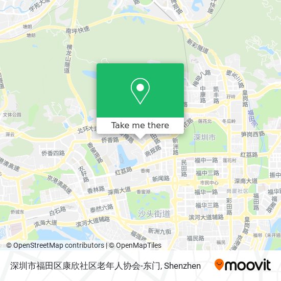 深圳市福田区康欣社区老年人协会-东门 map