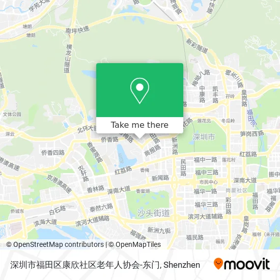 深圳市福田区康欣社区老年人协会-东门 map