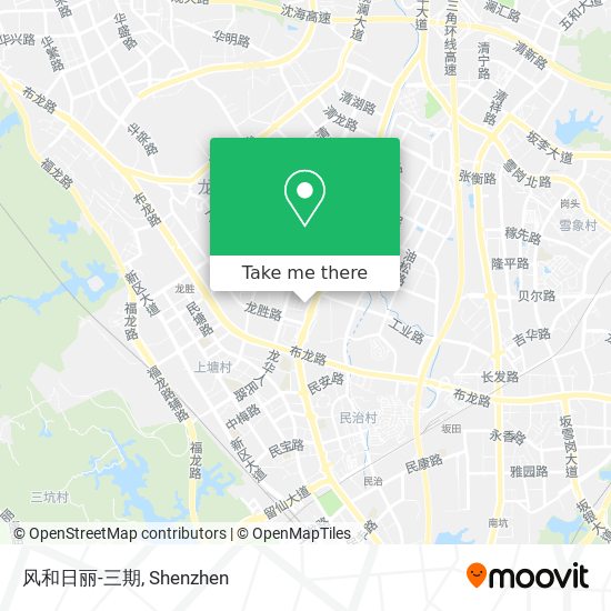 风和日丽-三期 map