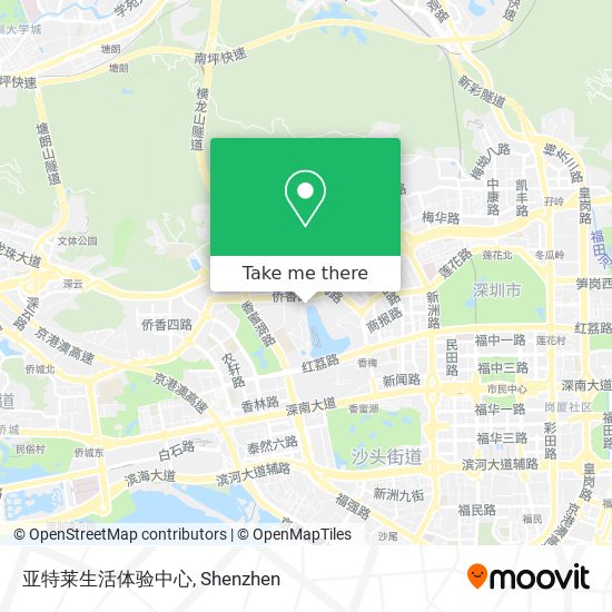 亚特莱生活体验中心 map