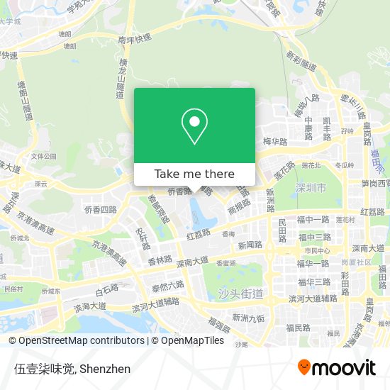 伍壹柒味觉 map