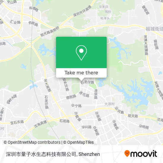 深圳市量子水生态科技有限公司 map