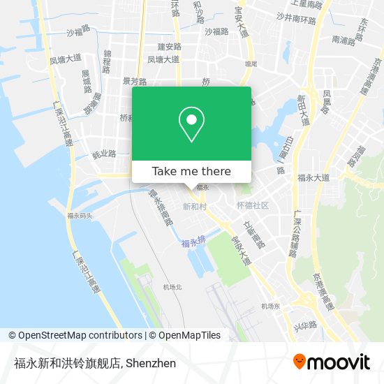 福永新和洪铃旗舰店 map