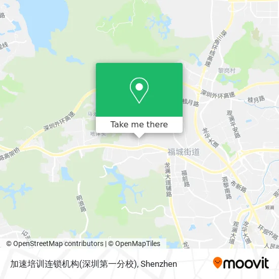 加速培训连锁机构(深圳第一分校) map