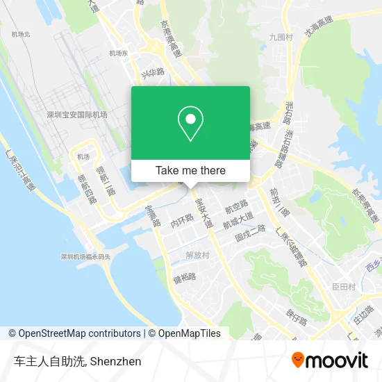 车主人自助洗 map