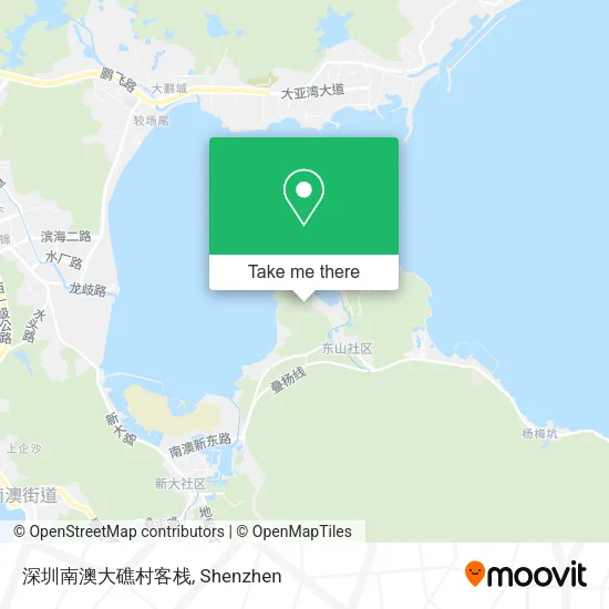 深圳南澳大礁村客栈 map